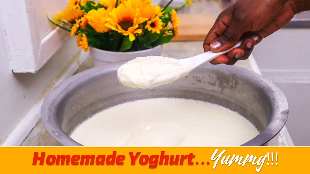 How To MAKE YOGHURT At Home | BEST Yoghurt Recipe