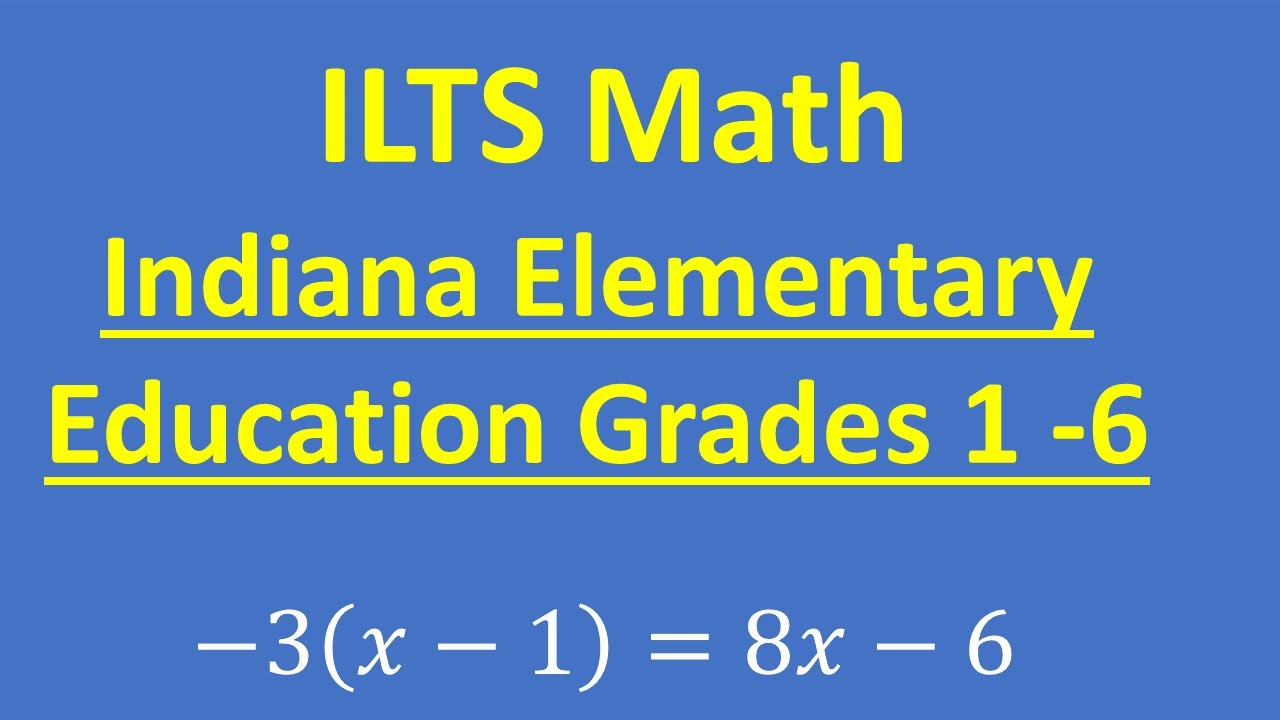ILTS (начальное образование, 1&ndash;6 классы, математика) &ndash; система тестирования на получение лицензий...
