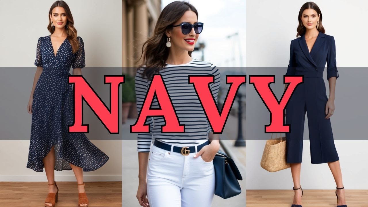 Navy Outfit Ideas for Spring 🌸 | 5 Stylish & Classy Ways to Wear Navy This Season!