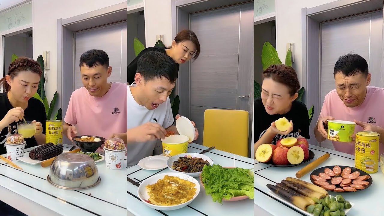 Trending 🔥 Funny Husband Wife Yummy Food Eating Challenge||Prank 😂🤫||Comedy 🤣🤣
