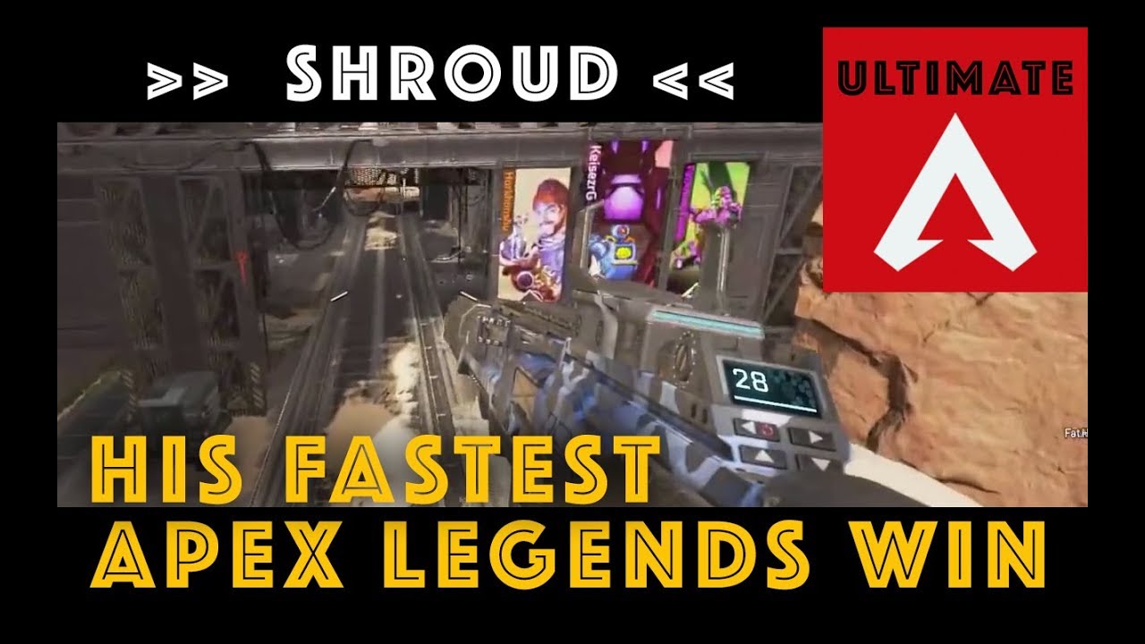 Apex Legends S1 #4 | Best Champion | Shrouds fastest time ever