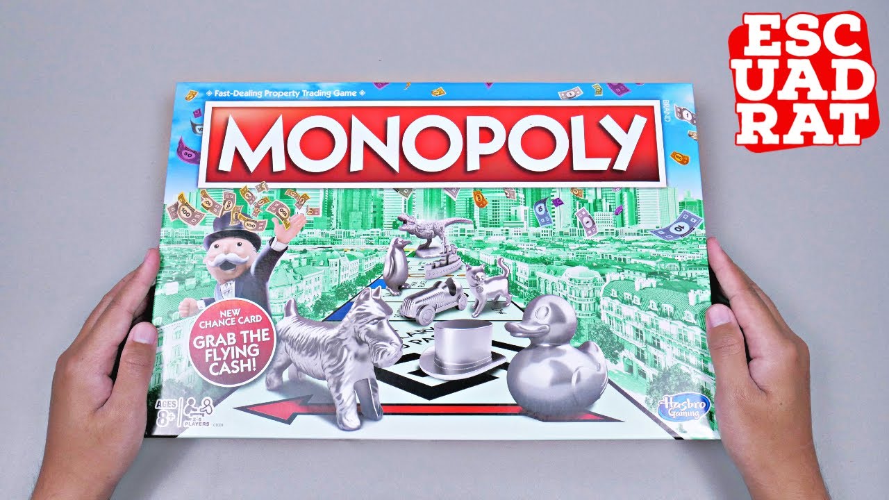 Распаковка Monopoly Classic Original Hasbro - Ностальгия Настольная игра Детство