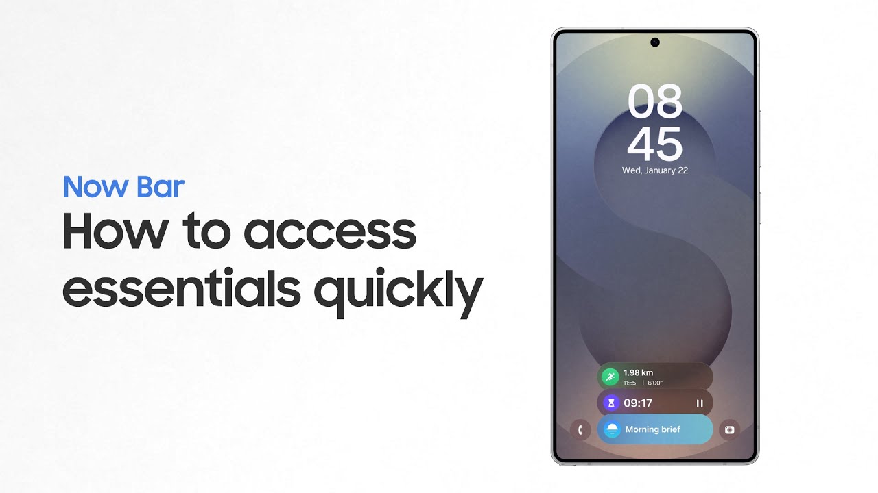 How to use Now Bar | Galaxy AI | Galaxy S25 Series | Samsung