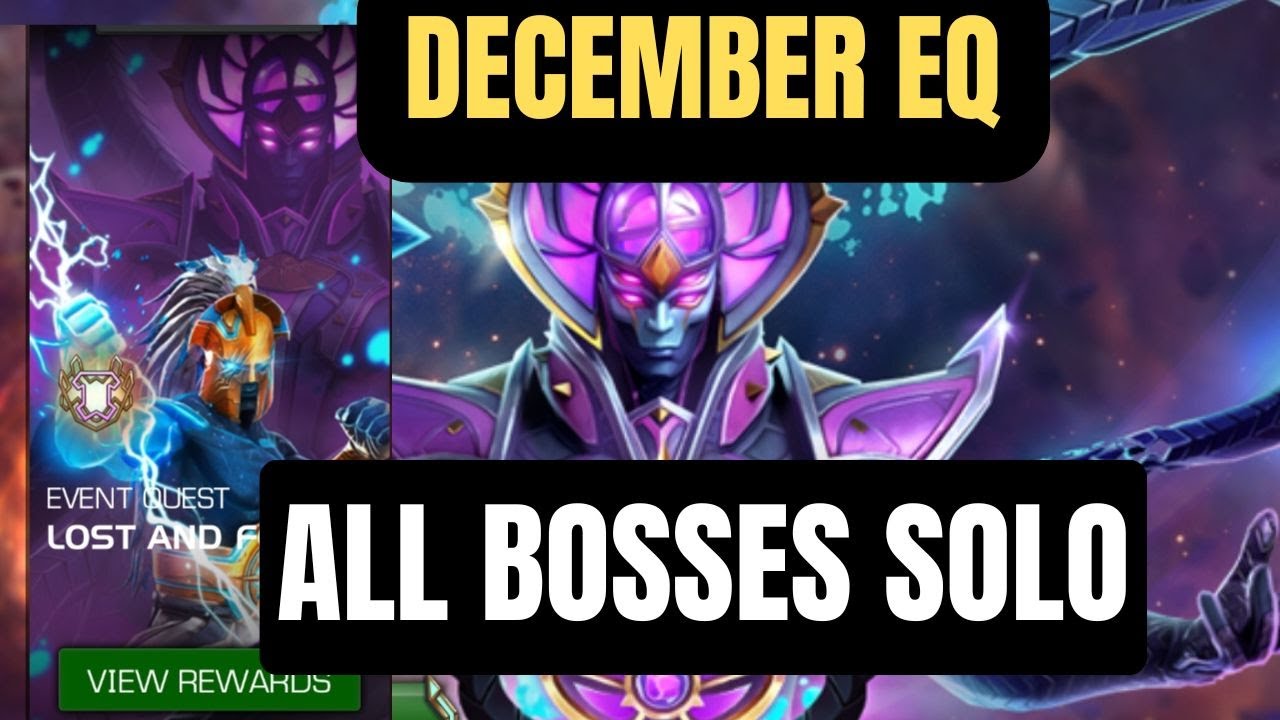 December Event Quest - All Bosses Solo || MCOC