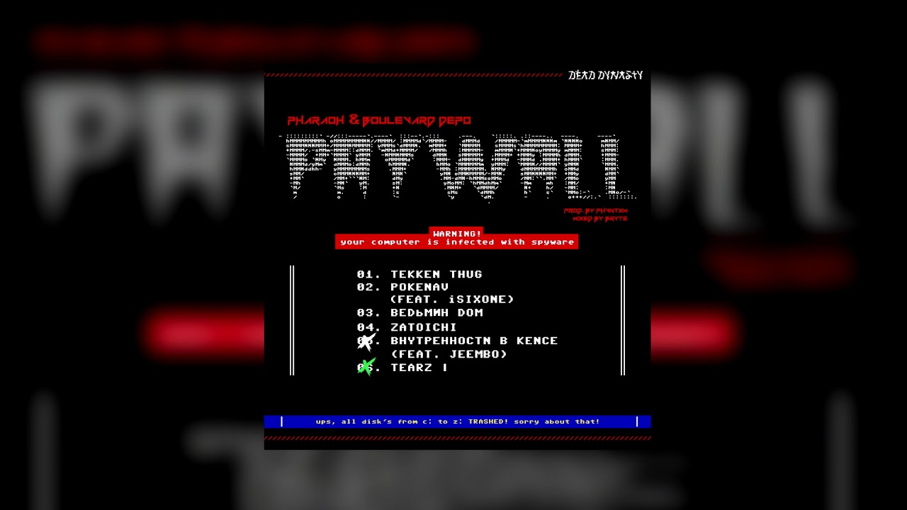 PHARAOH & Boulevard Depo - Tearz (Instrumental) (DJMZ Reprod.)