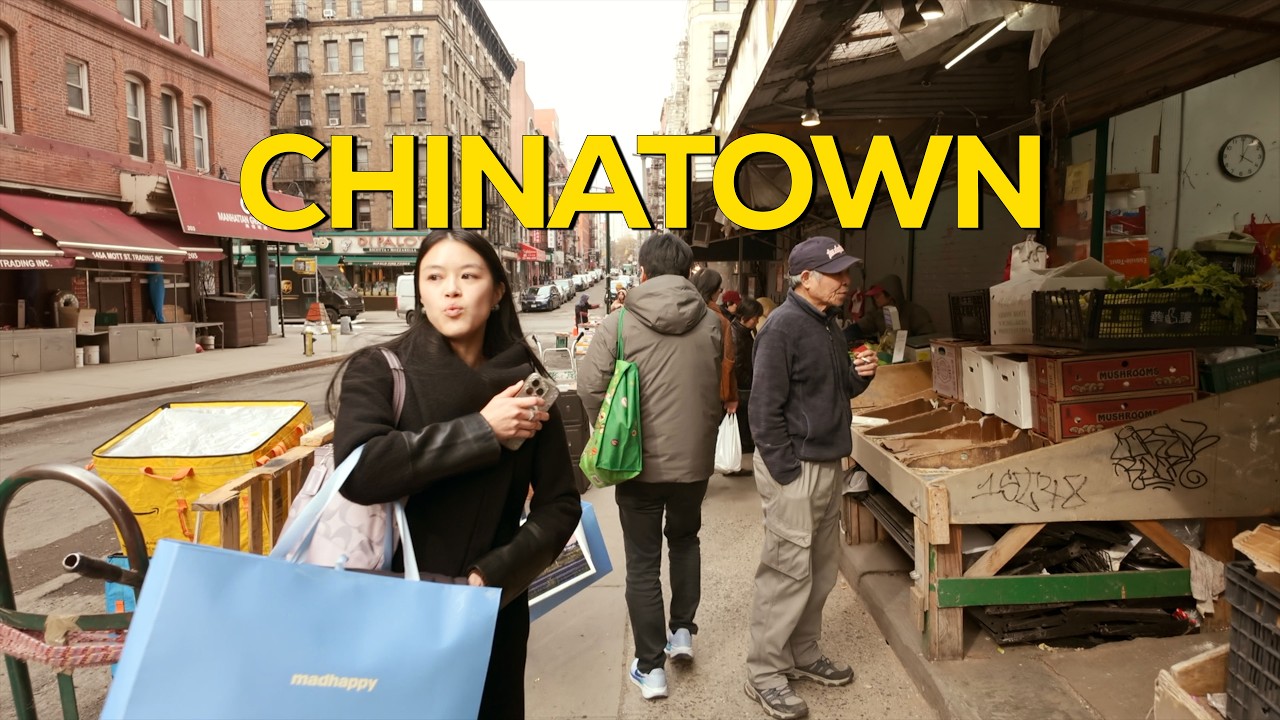 Chinatown Walking / New York in 4K