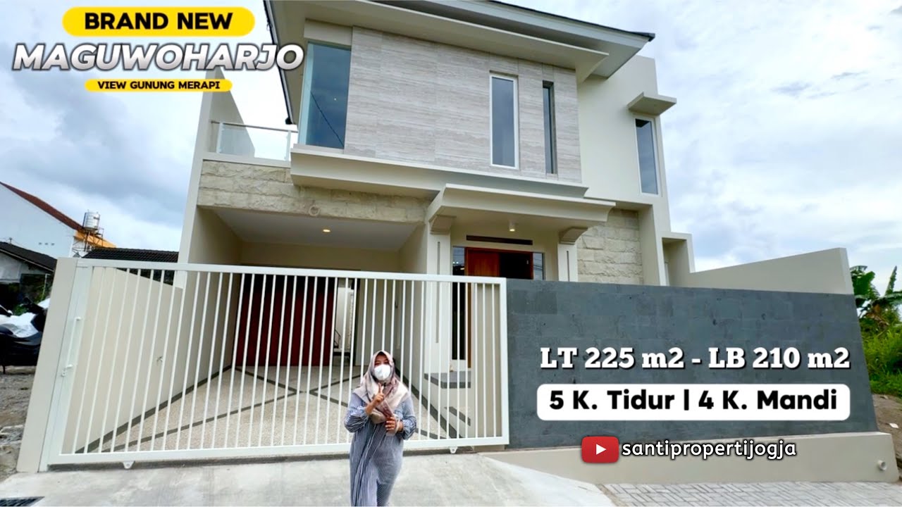 Rumah Seluas 225m2 di Maguwoharjo dekat Pasar Stan, RS Hermina Hanya 2.45M Kualitas Premium