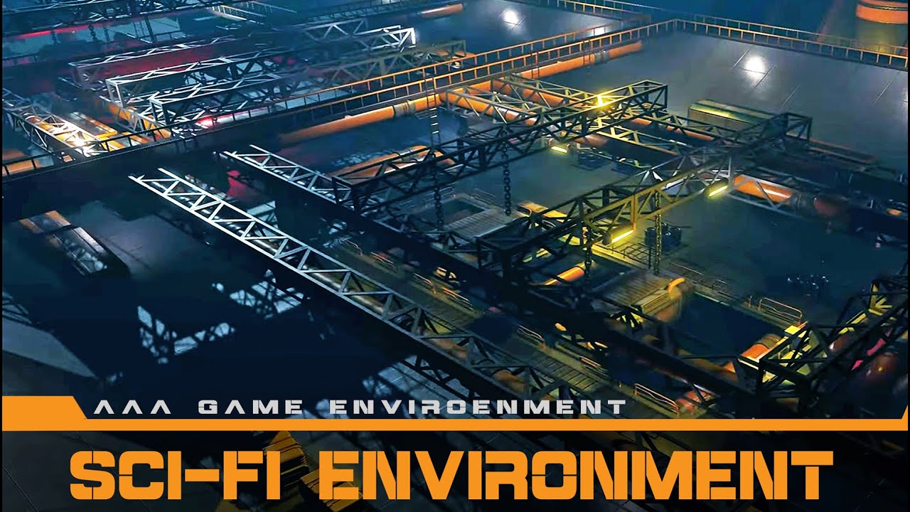 Sci-Fi Modular Game Environment on Unity Asset Store & FAB