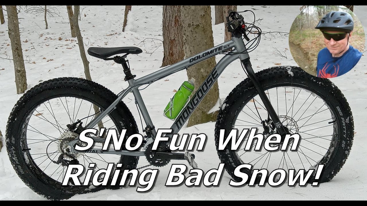 Fat Bike Ride Fail &ndash; Mongoose Dolomite ALX
