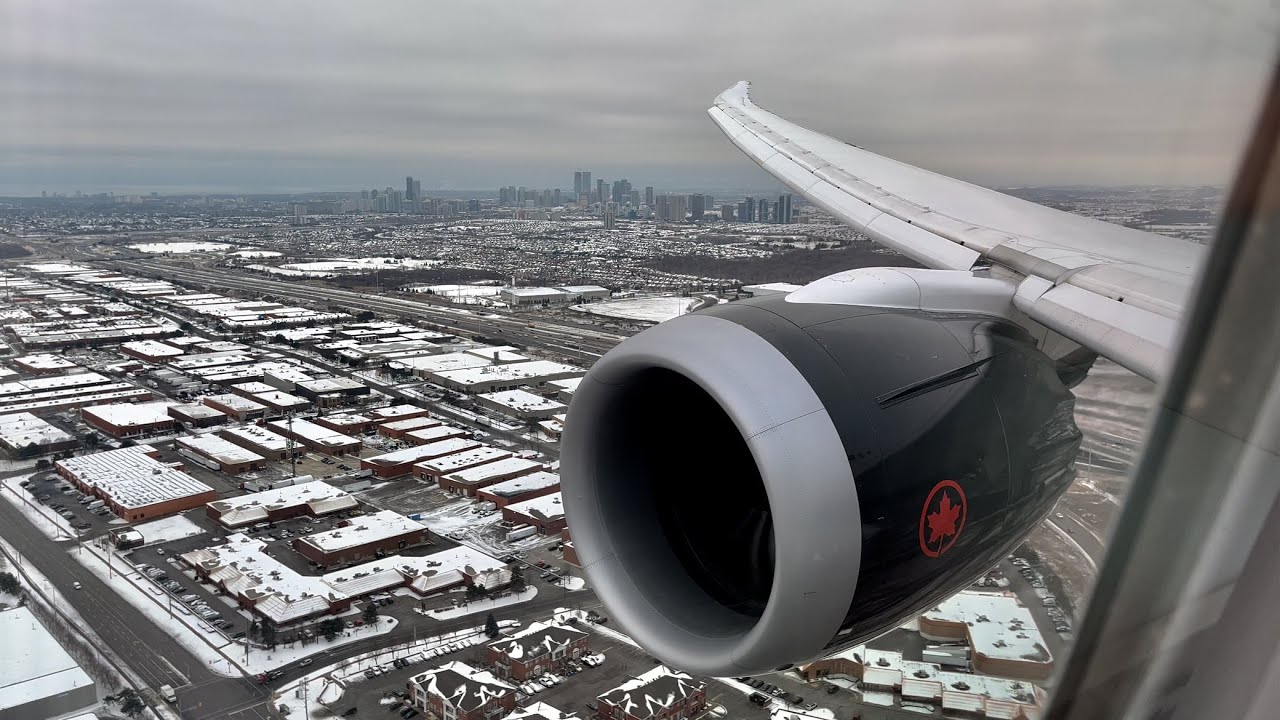 Air Canada Boeing 787-9 Dreamliner Morning Arrival at Toronto Pearson | HNL-YYZ