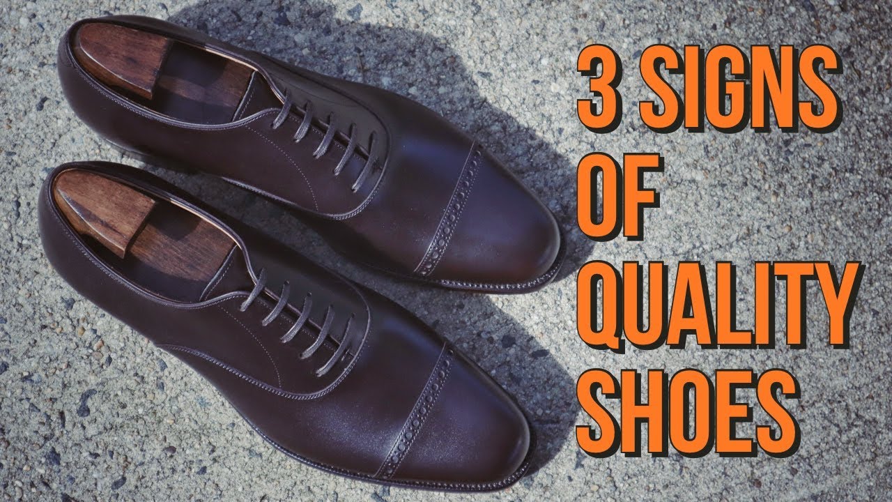 3 признака качественной обуви