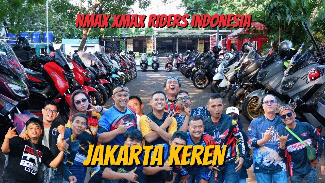 10. rocznica powstania indonezyjskiej społeczności Nmax Xmax Riders w Dżakarcie