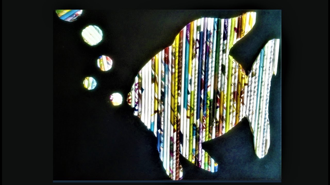 How to make Magazine Paper Art - Home Decor / Magazine paper craft / Best out of waste