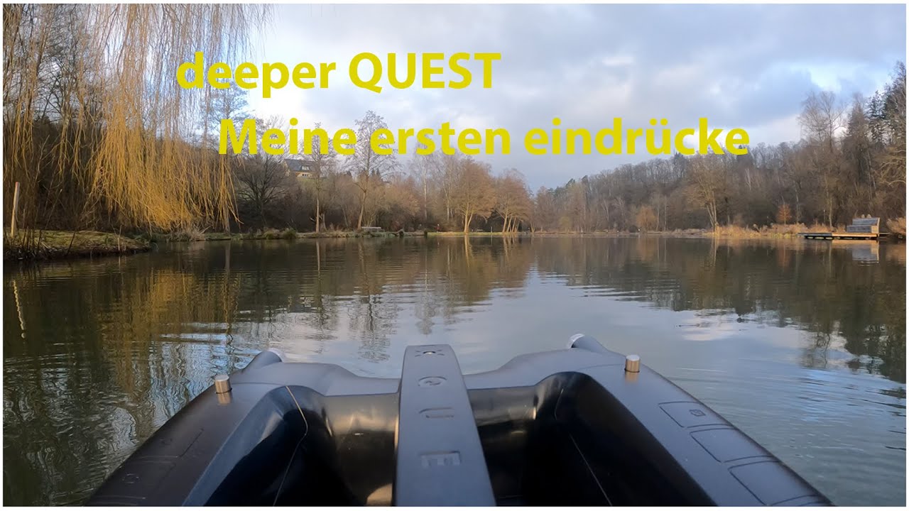 Deeper Quest Futterboot meine ersten eindrücke #deeper #Quest #Karpfenangeln #futterboot