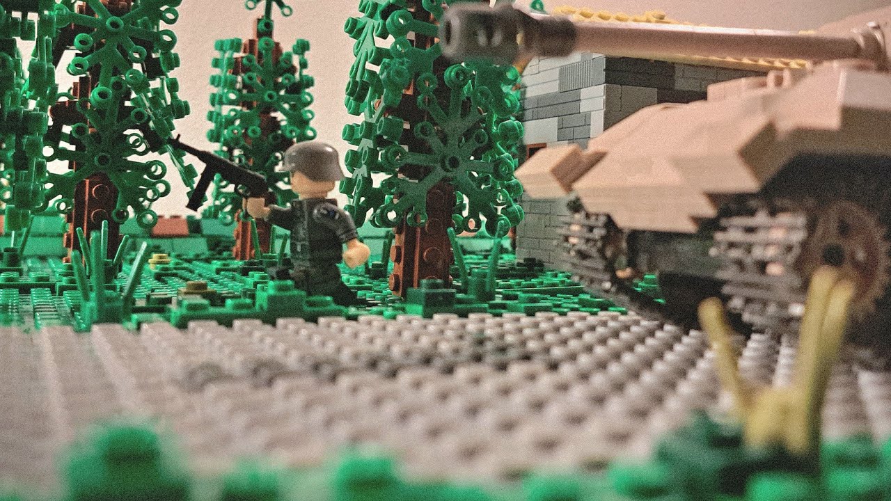 The battle of Caen WW2 Stop motion