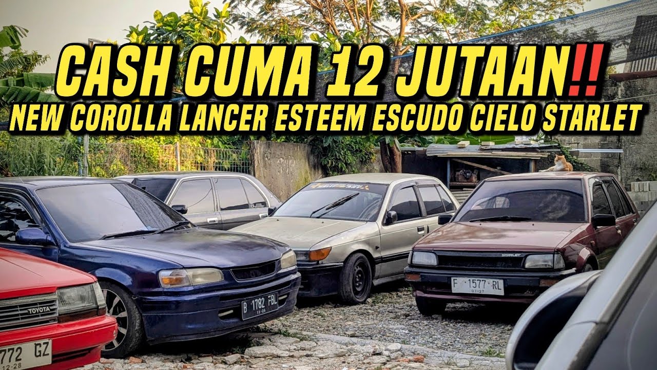 Hj. Irfan obral habisin stok mobil bekas murah❗Cash cuma 12 juta kijang yaris city feroza jual murah