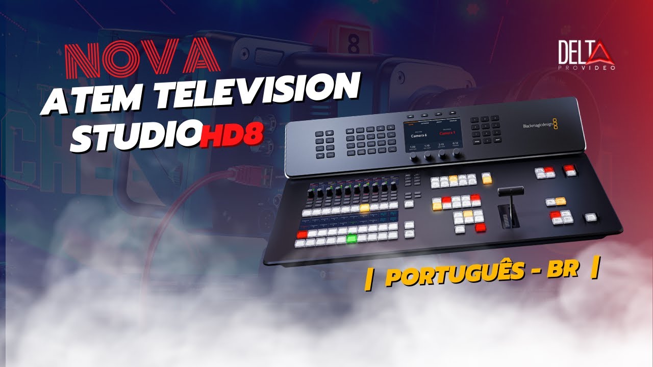 ATEM Television Studio HD8 - O Switcher mais COMPLETO da categoria!!!