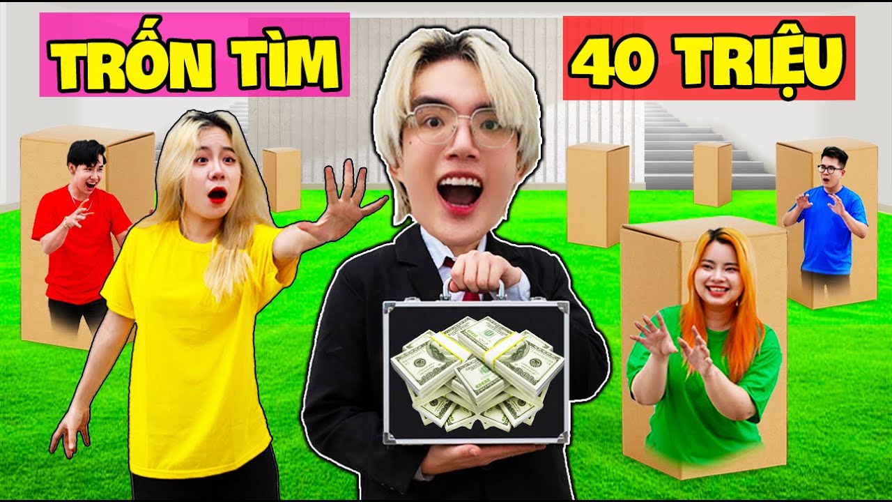 THỬ THÁCH TRỐN TÌM GIẢI THƯỞNG 40 TRIỆU | PHONG CẬN VLOG