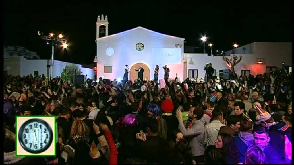Campanadas fin de año 2014 (desde La Graciosa)