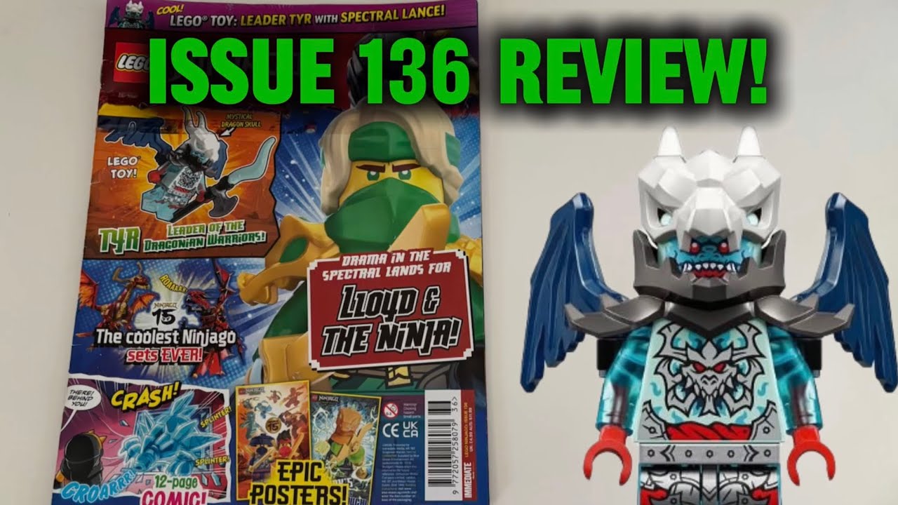 Lego Ninjago Magazine Issue 136 Review!
