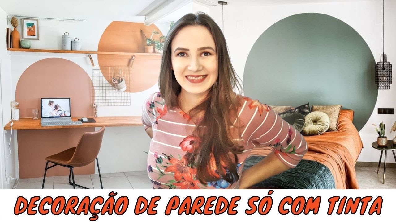 PINTURA CRIATIVA NAS PAREDES | DECORAÇÃO DE PAREDE SÓ COM TINTA - IDEIAS DIFERENTES E CRIATIVAS