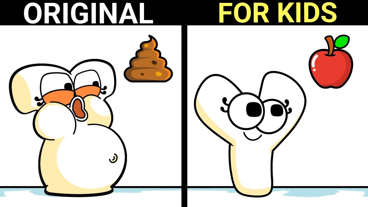 Fat Alphabet Lore Y want some Healthy Apple! (DRAWING)