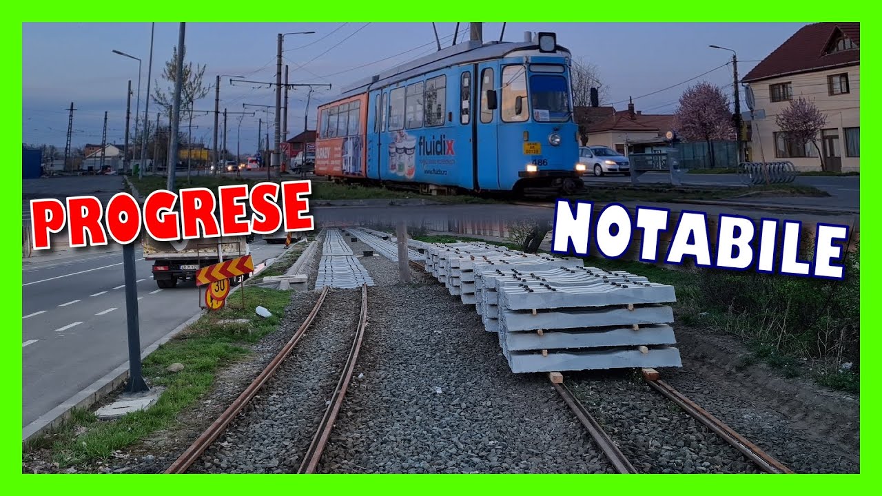 Linia 18b in Arad | Lucrari de modernizare linii de tramvai Confectii - Capitan Ignat