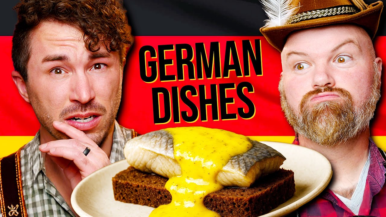Taste Testing WEIRD German Dishes - The Good, The Bad, & The TERRIBLE
