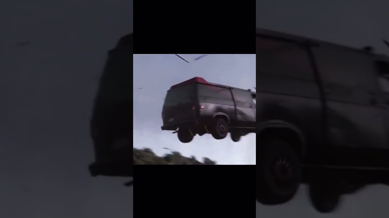 The A-Team Van Takes Flight #ateam #80s #mrt #television