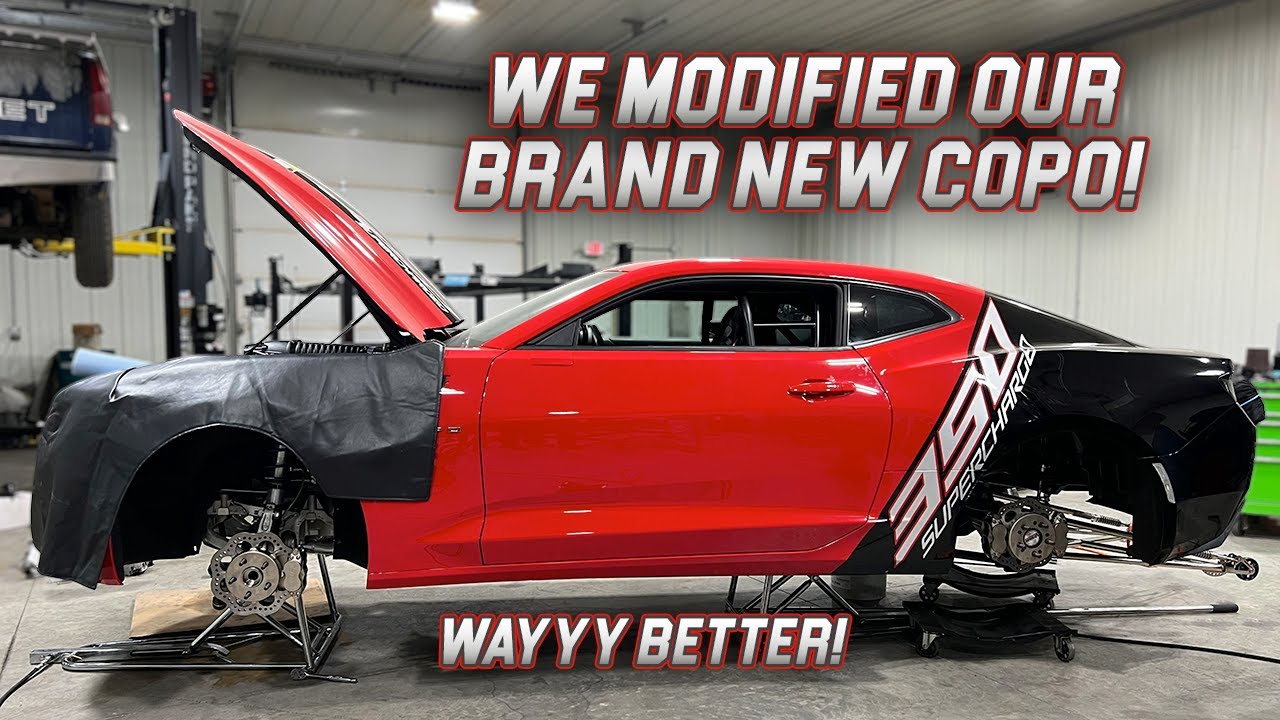 Новый автомобиль COPO Camaro от Cutting Up Motion, который можно использовать в качестве замены с...