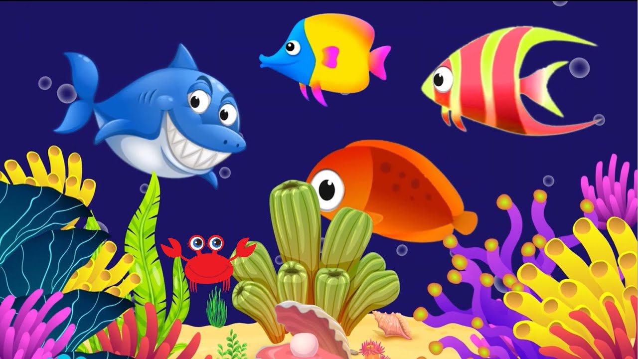 Baby Lullaby🐟Soothing fishes🐟Calming Undersea Animation🐟Aquarium #lullaby #sleepmusic #393