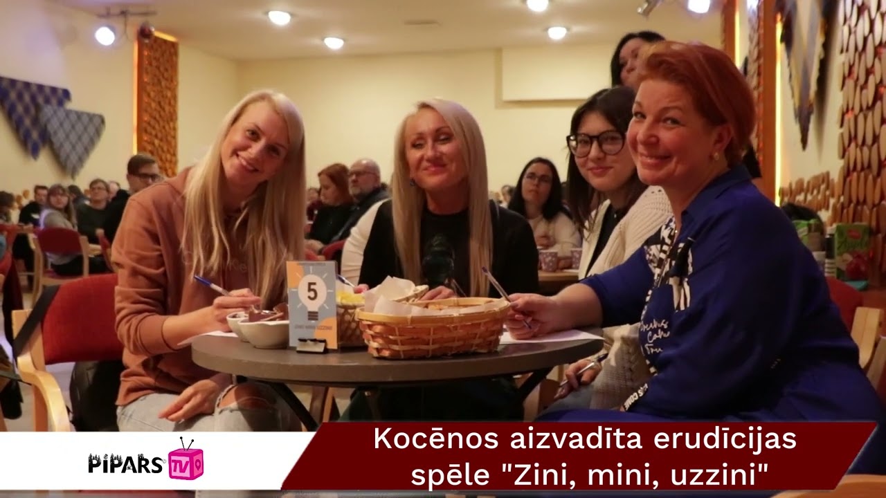 Ziņu sižets par erudīcijas spēli 
