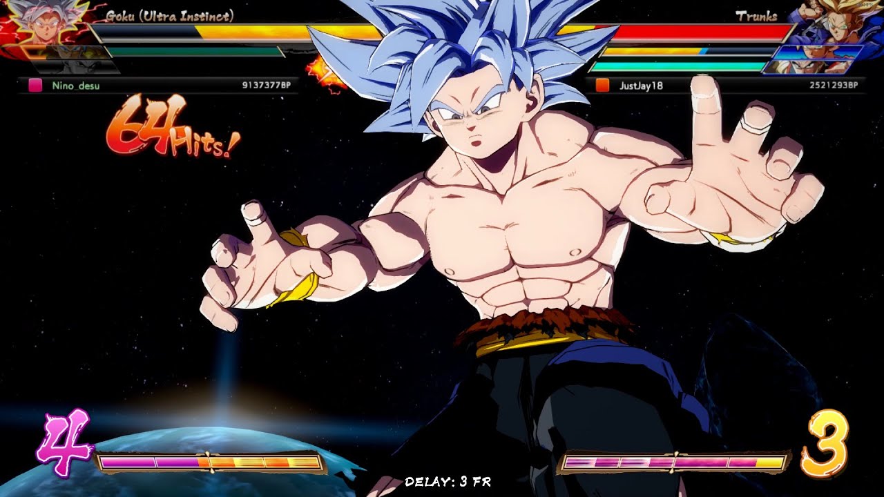 [DBFZ] UI Goku ToD real match (easiest to do)