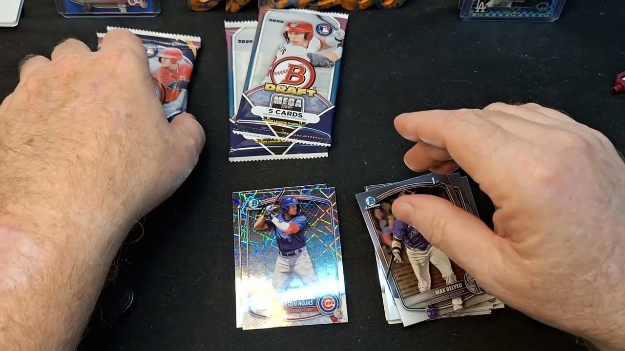 Бейсбольные карточки Bowman Draft 2025 года - Мегабокс № 6
