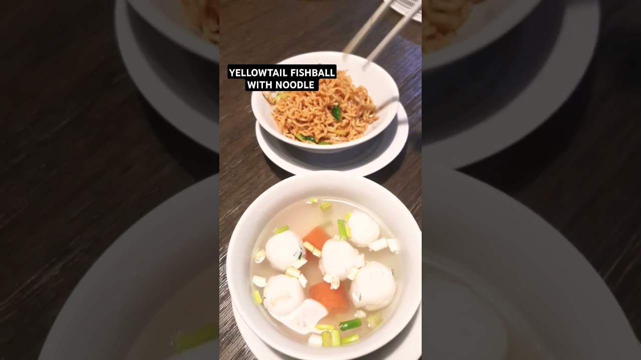 YELLOWTAIL FISHBALL WITH NOODLE