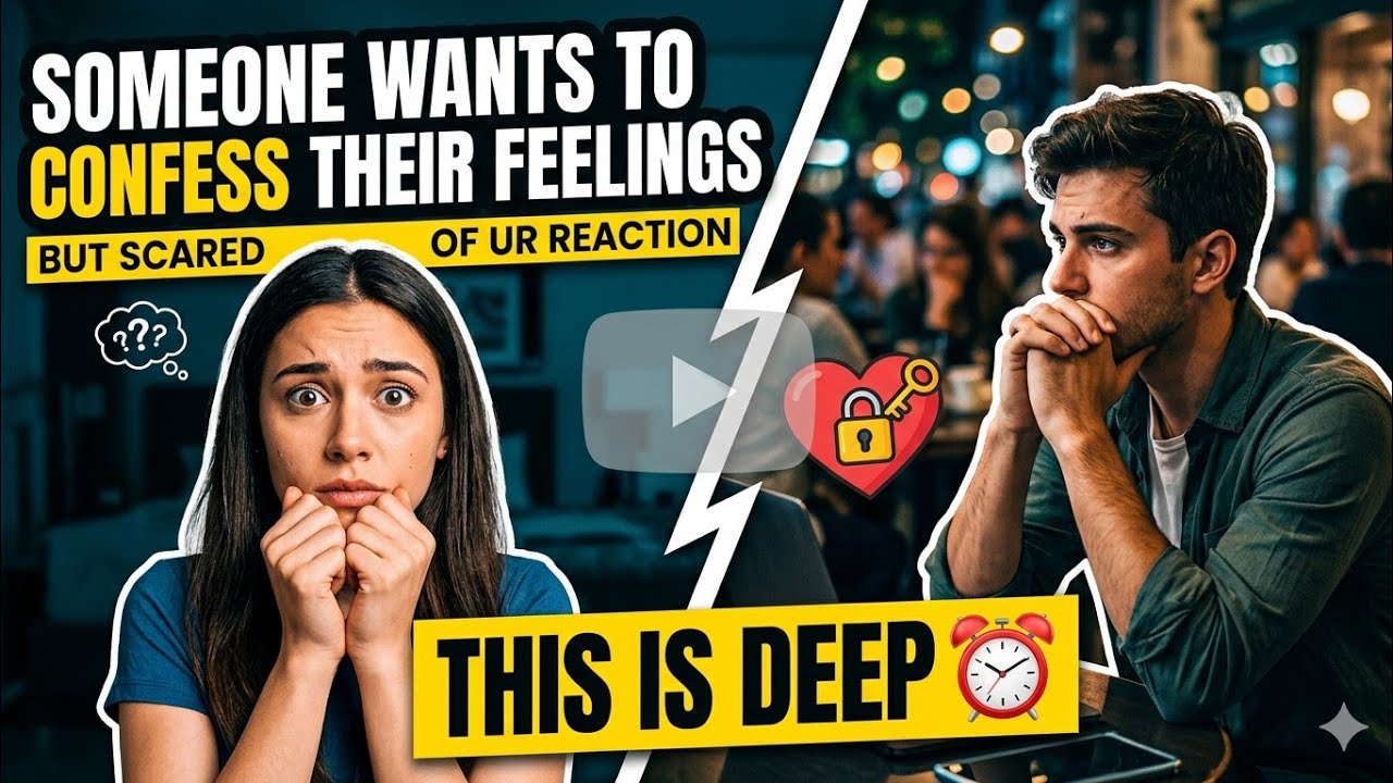 Someone wants to confess their feelings to u but scared of ur reaction, this is deep⏰️