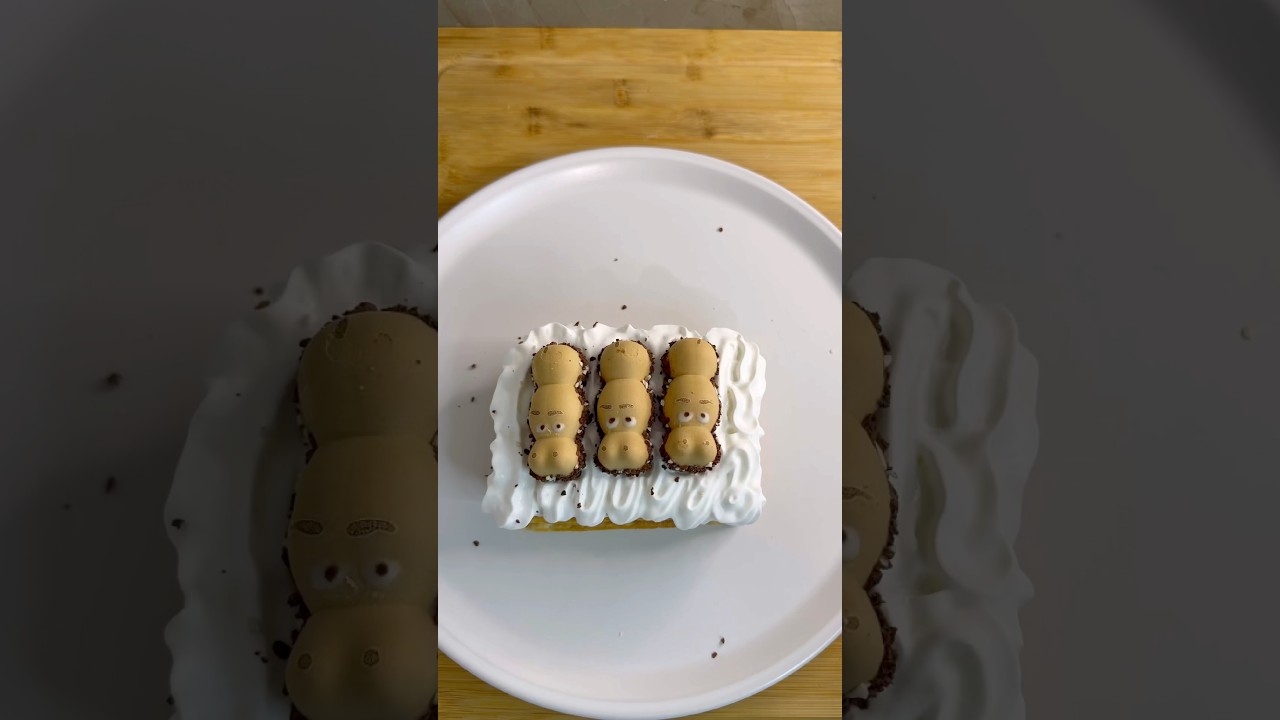 Ultimate 3 Kinder Hippos on Waffle 😮 #kinderhippo