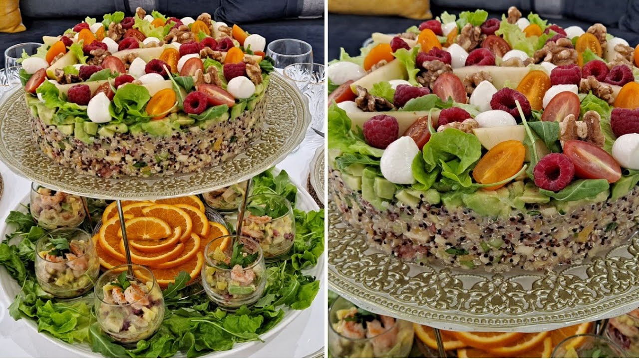 سلطة صحية سهلة وسريعة التحضير salade prestige