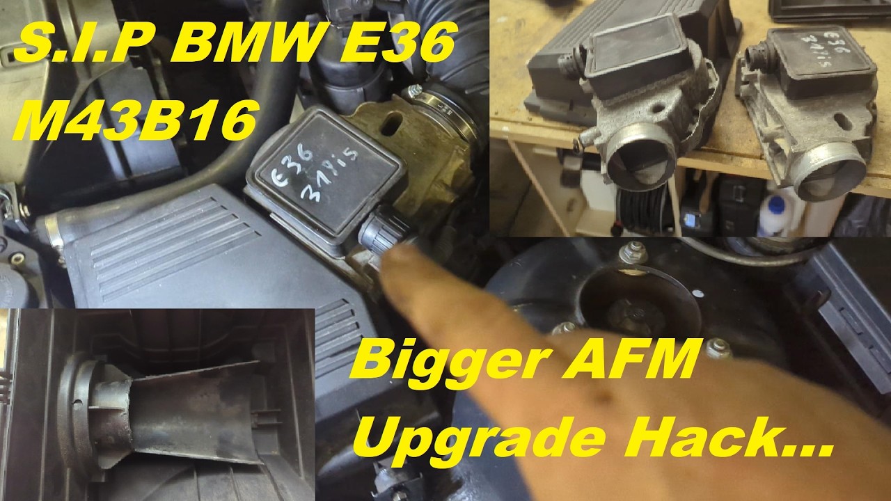 BMW S.I.P - E36 316i - M43B16 - Bigger AFM Upgrade Hack...