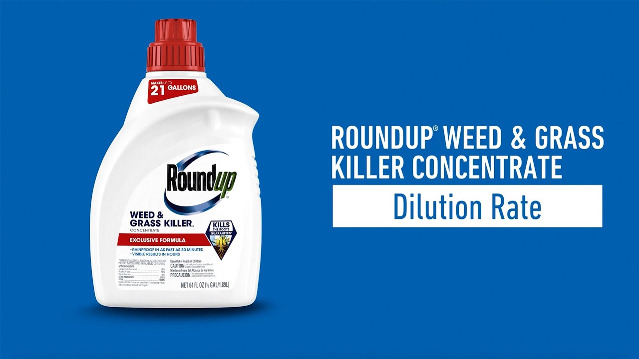 How To Mix Roundup&reg; Weed & Grass Killer₄ Concentrate