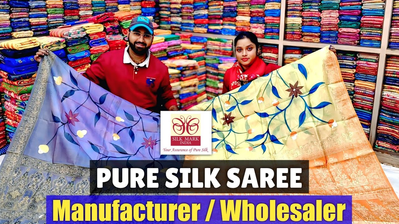 Pure Silk & Tussar Saree Manufacturer // 100% Cotton Handloom & Sambhalpuri Kotki Saree Wholesaler 😮