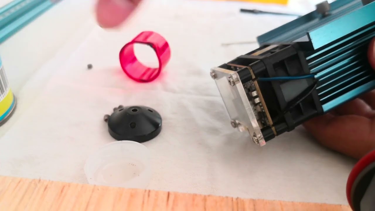 Limpieza de módulo  láser sculpfun S9
