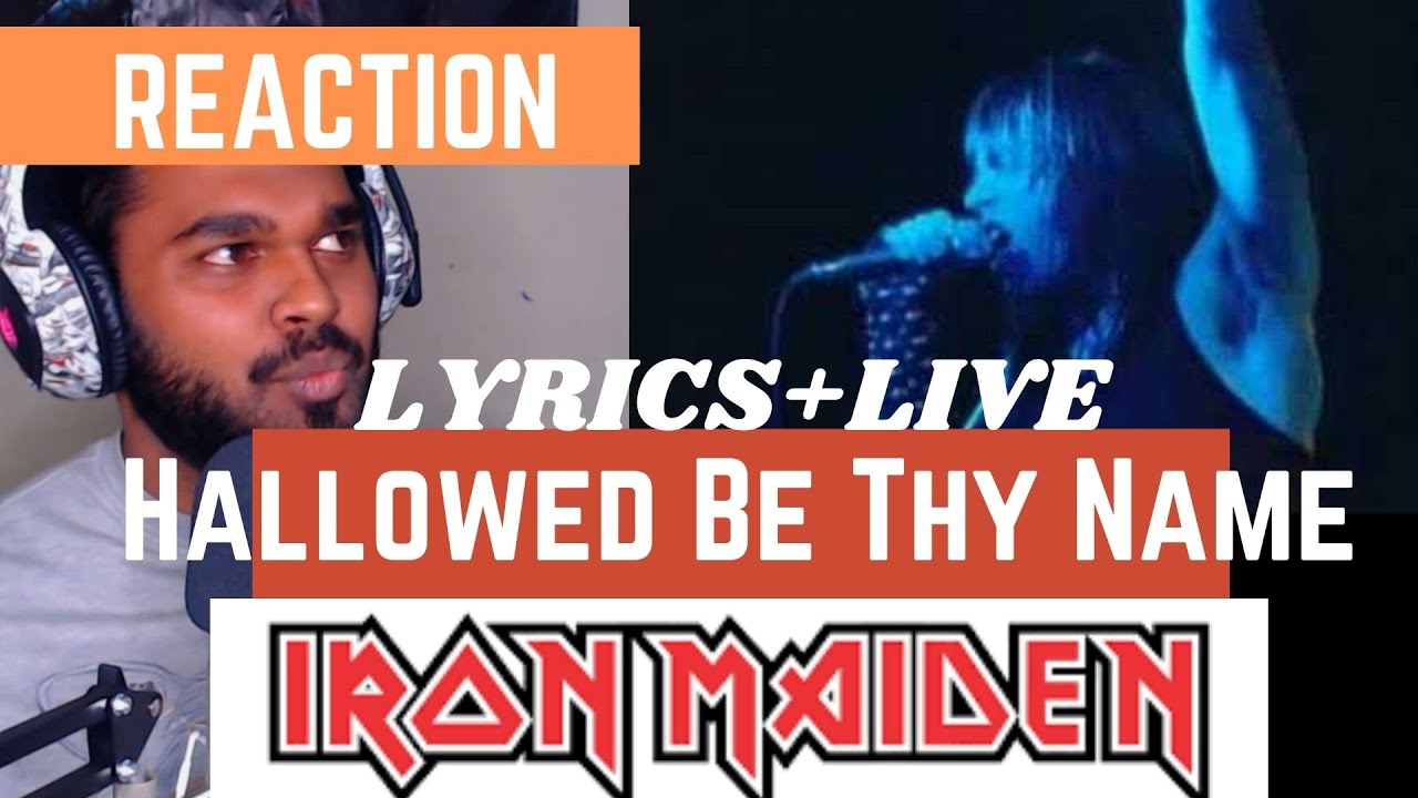 SOUTH AFRICAN REACTION TO Iron Maiden-Hallowed Be Thy Name Lyrics+ LIVE Hammersmith Performance 1982