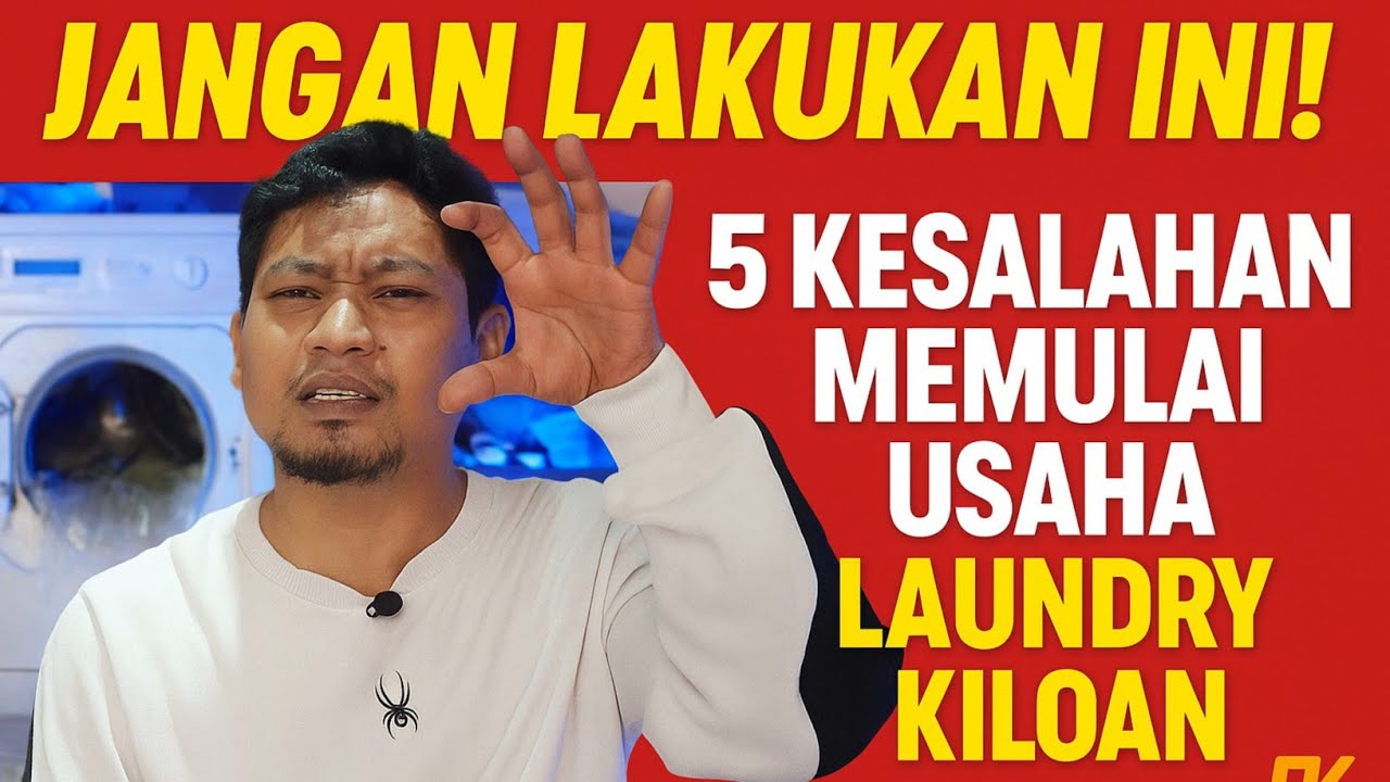 5.KESALAHAN LAUNDRY PEMULA BIKIN LAUNDRY SEPI