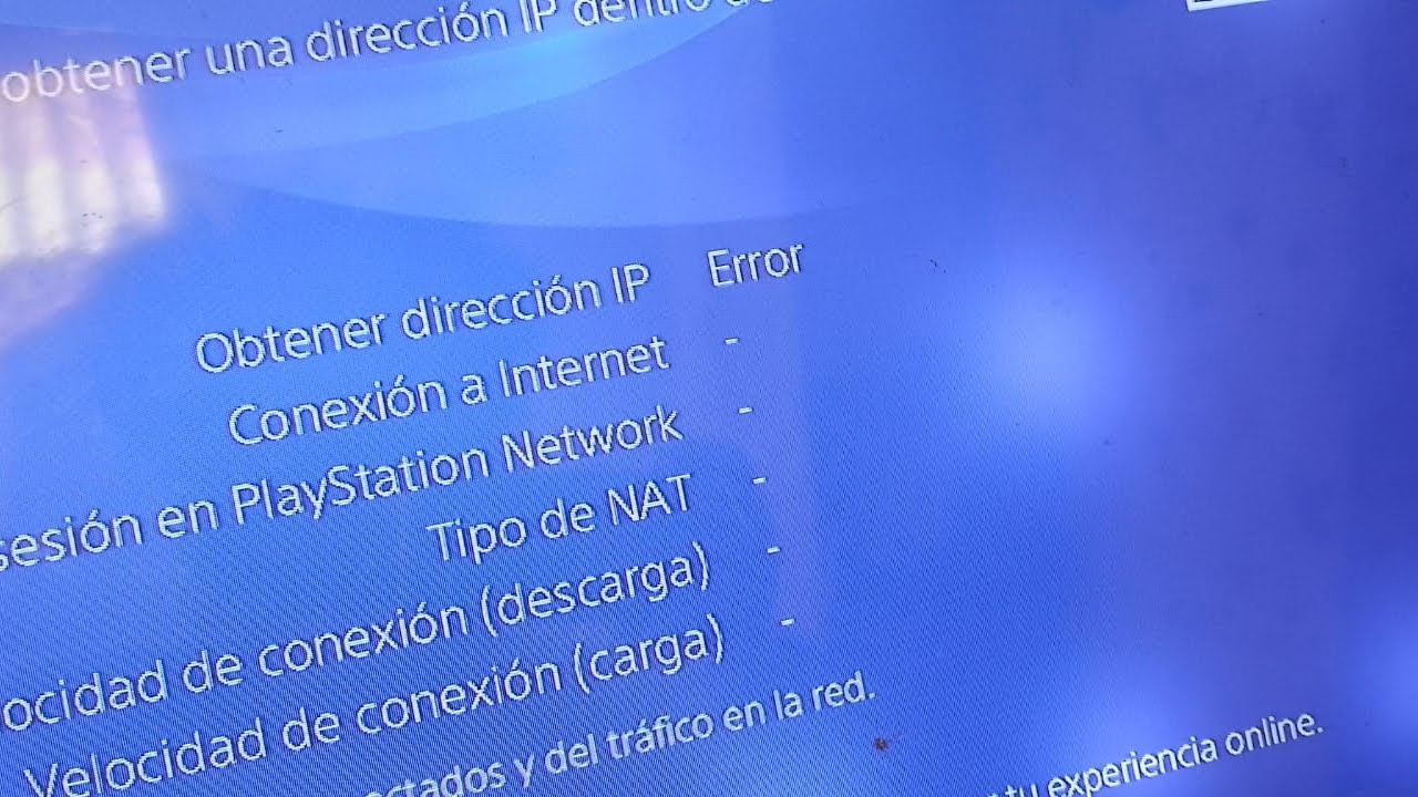 COMO SOLUCIONAR EL ERROR DE LA DIRRECCIÓN IP EN PS4