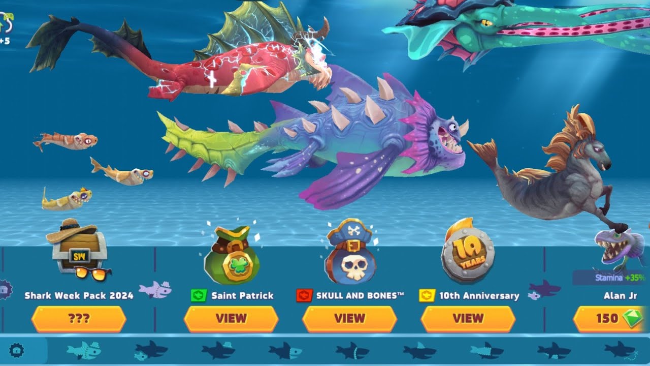 Hungry Shark Evolution : Buy all sharks and necessary items | LDSB Dragon