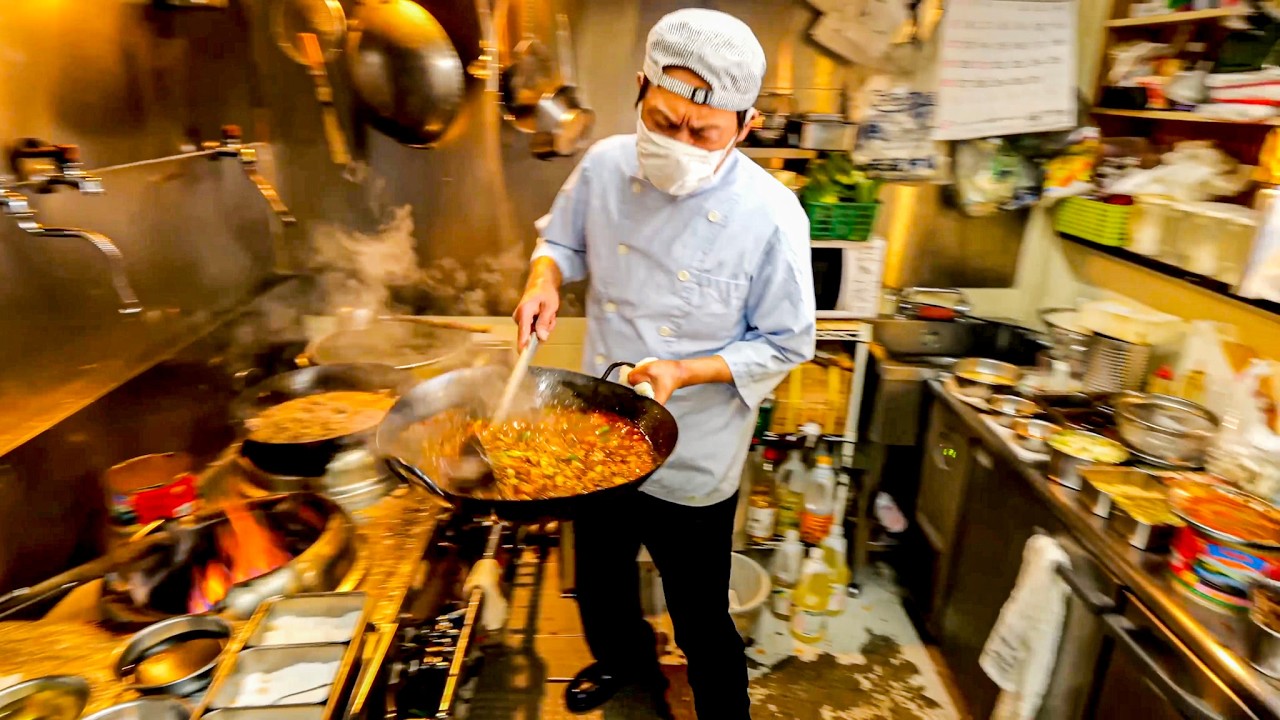 麻婆豆腐ラッシュ！巨大中華鍋を華麗に捌く鉄人店主の激うま中華食堂