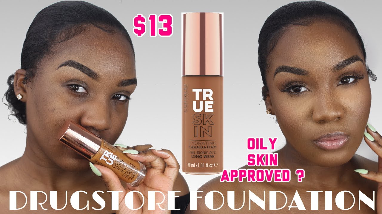 $13 FOUNDATION REVIEW | Catrice True Skin Hydrating Foundation | Makeup For Black Women