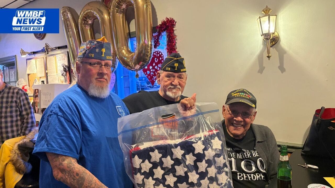 Grand Strand WWII veteran celebrates 100th birthday on President’s Day
