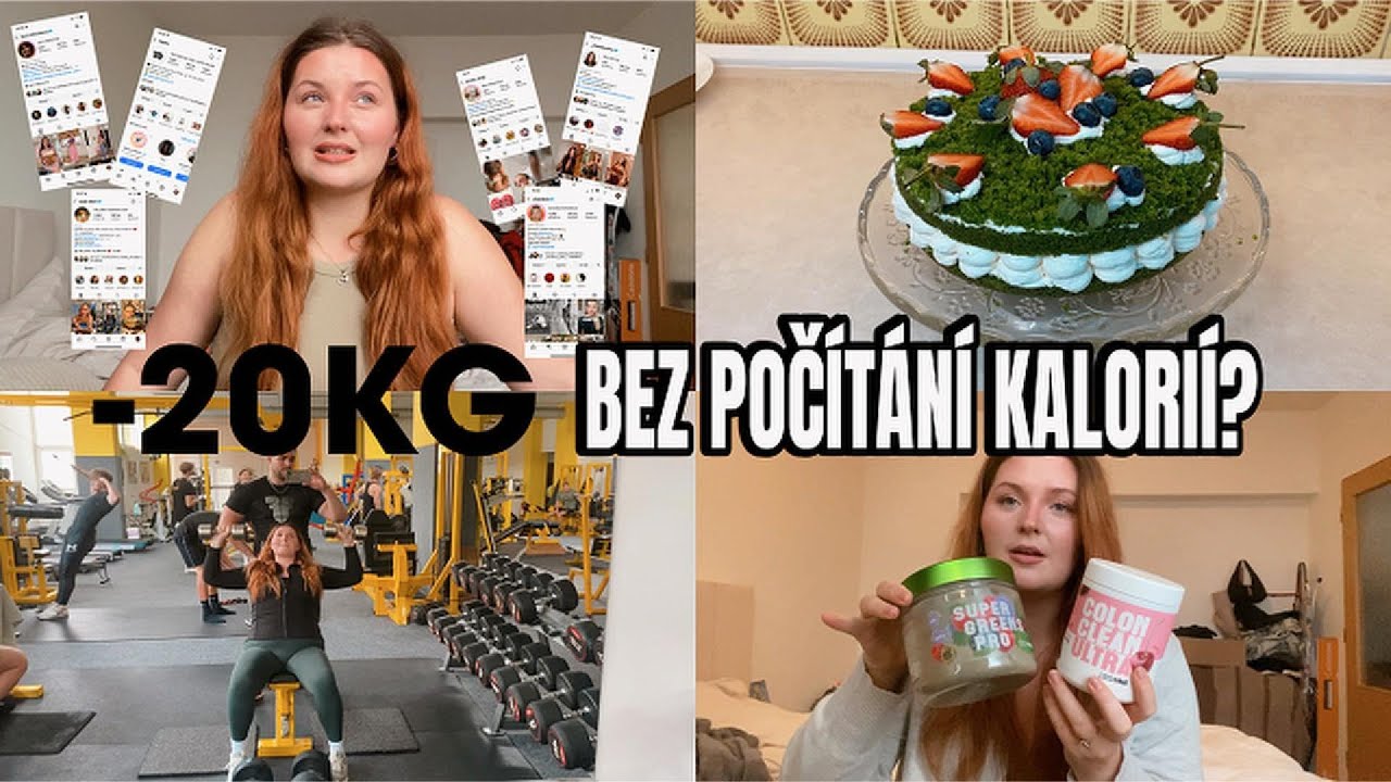 🚫Konec počítání kalorií 😱make-up a haul do fitka 👚💄| mechový dort 🍃 | doplňky 💊 | a další radosti🎀